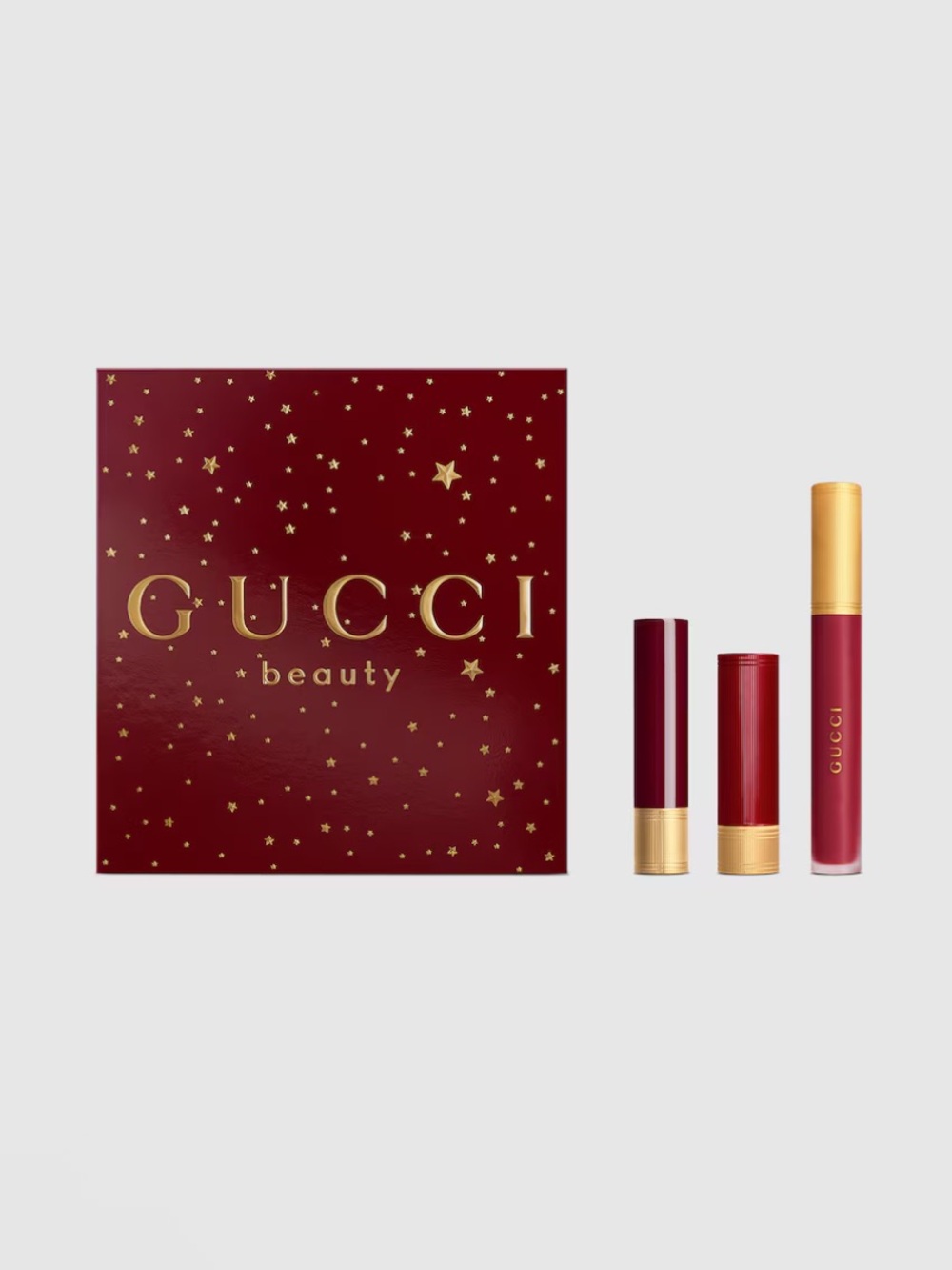 Gucci Rosso Ancora lipstick trio gift set - Picture 1 of 6